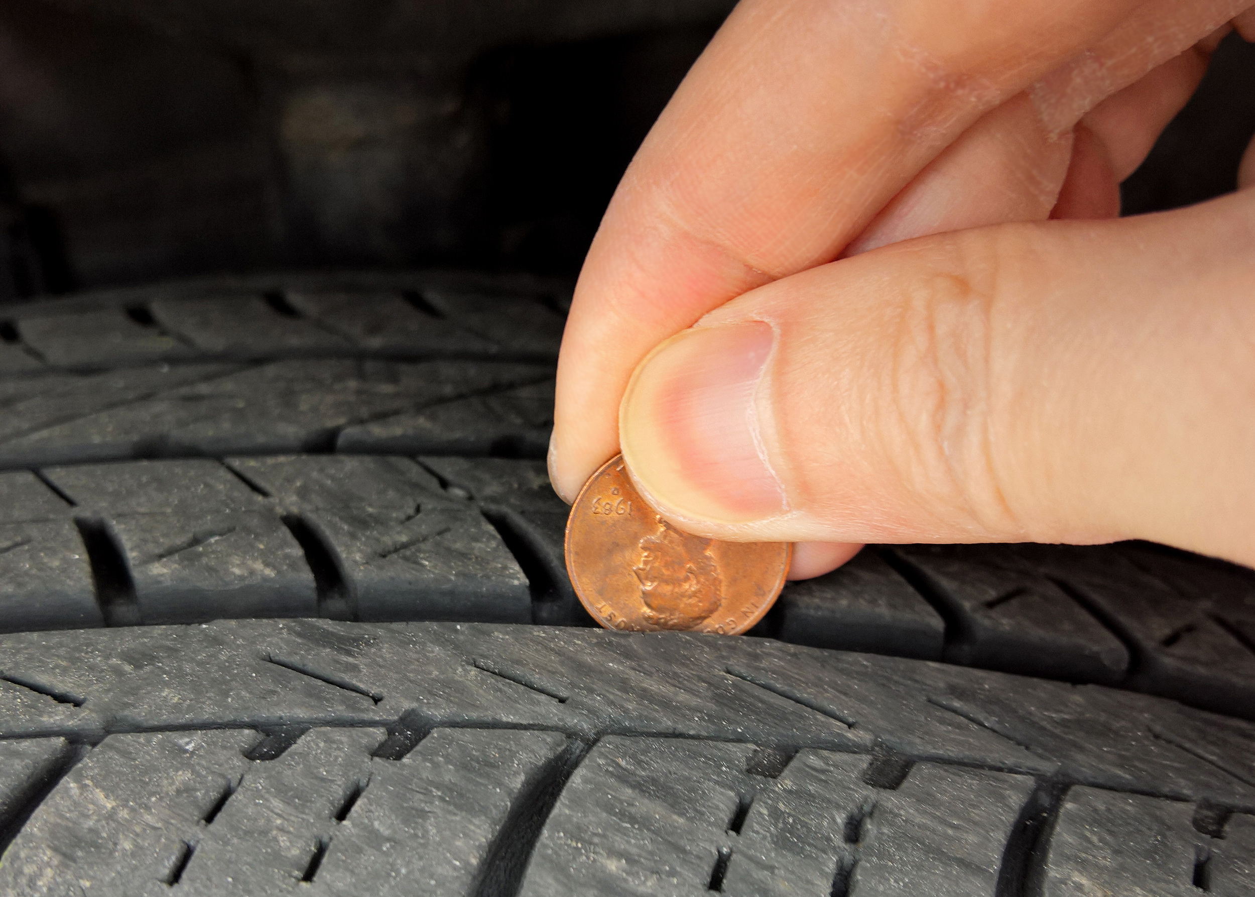 the penny test to check your tire treads, tires, handy auto hacks