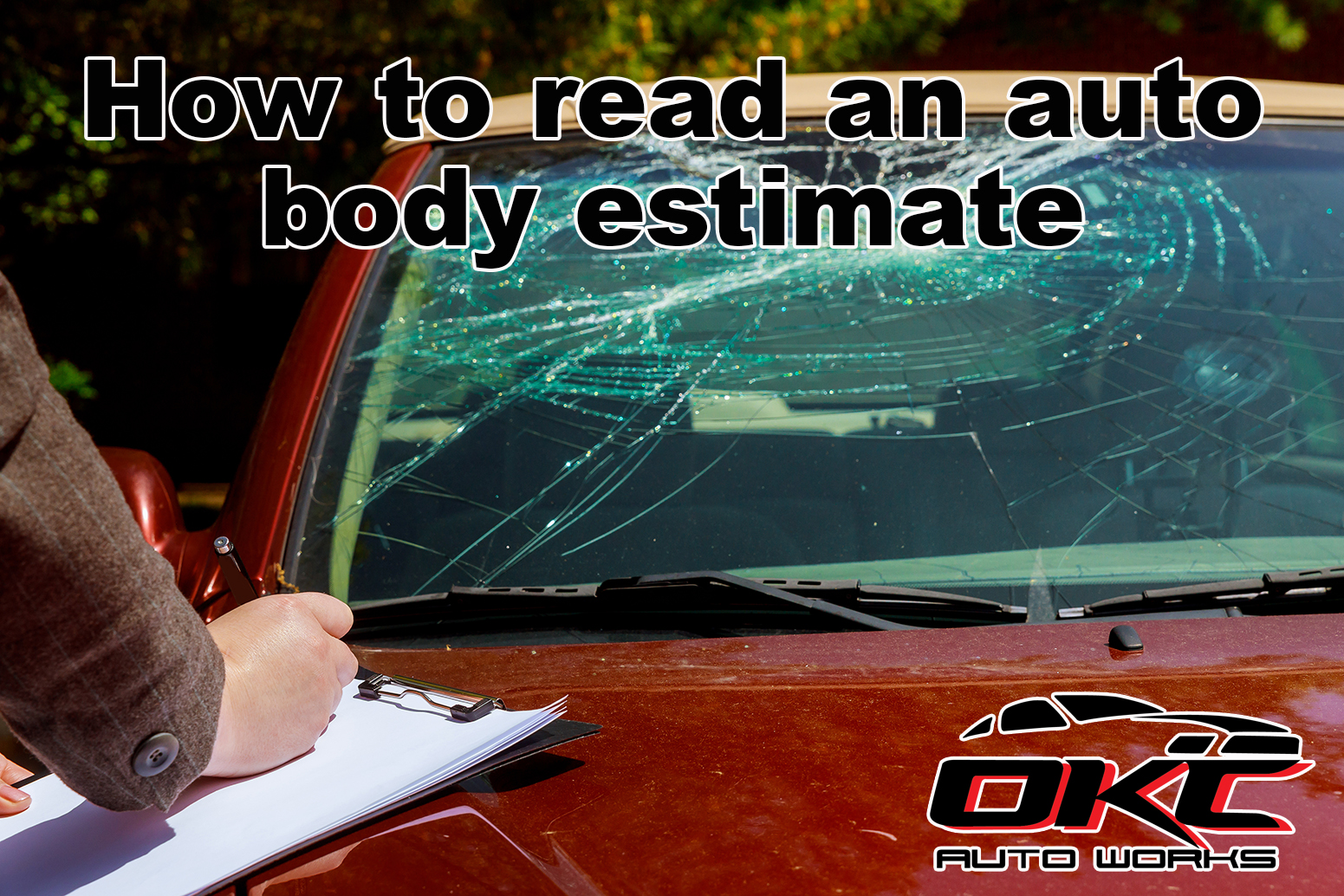 how to read an auto body estimate