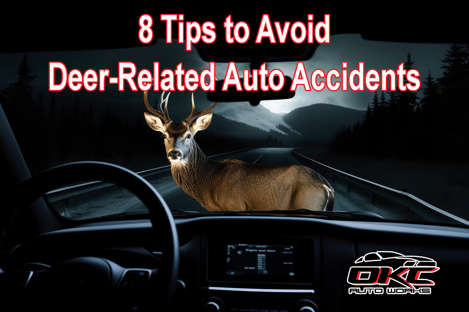 deer-related accidents and deer crashes or deer hits