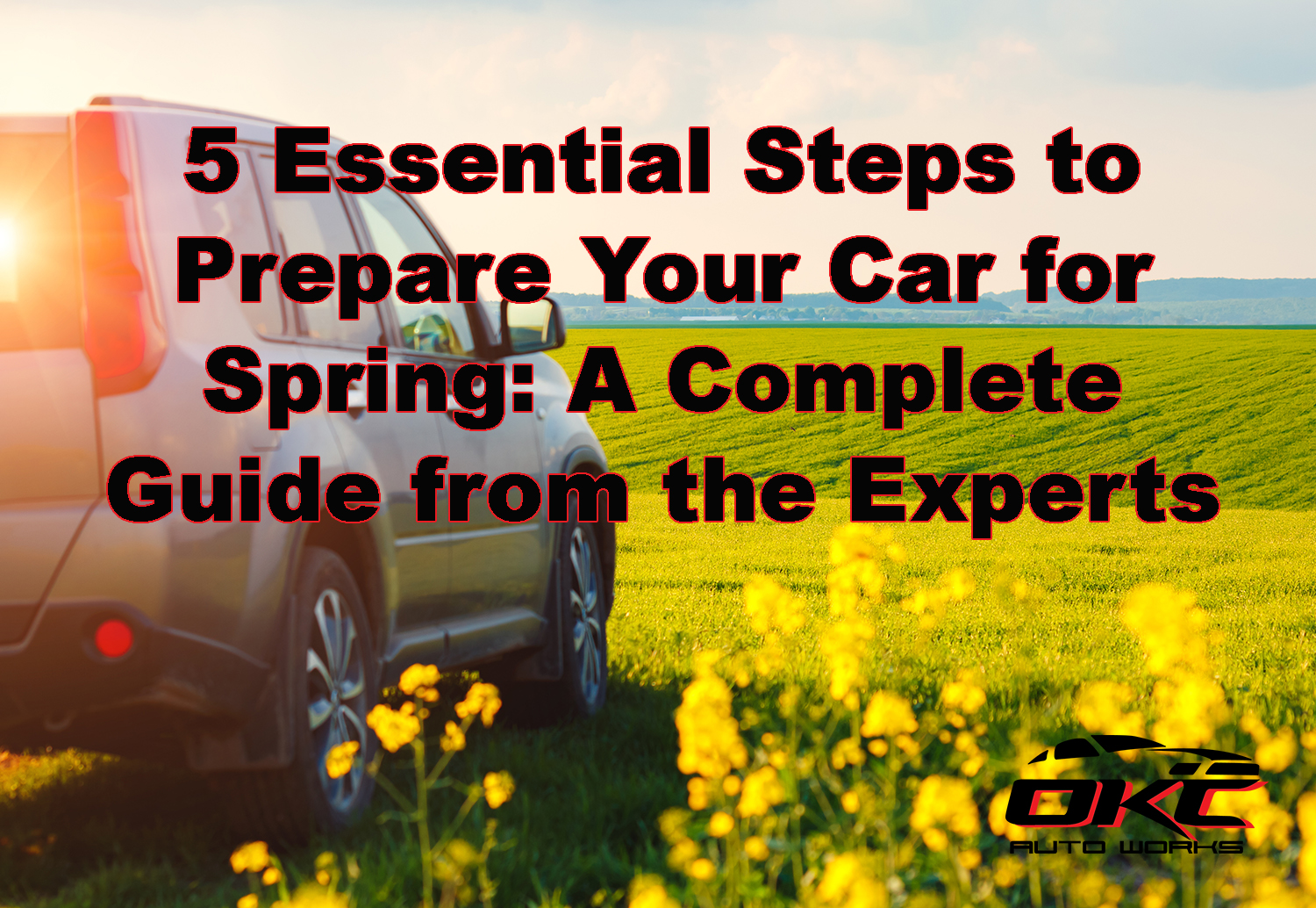 5 essential steps to prepare your car for spring - spring car care