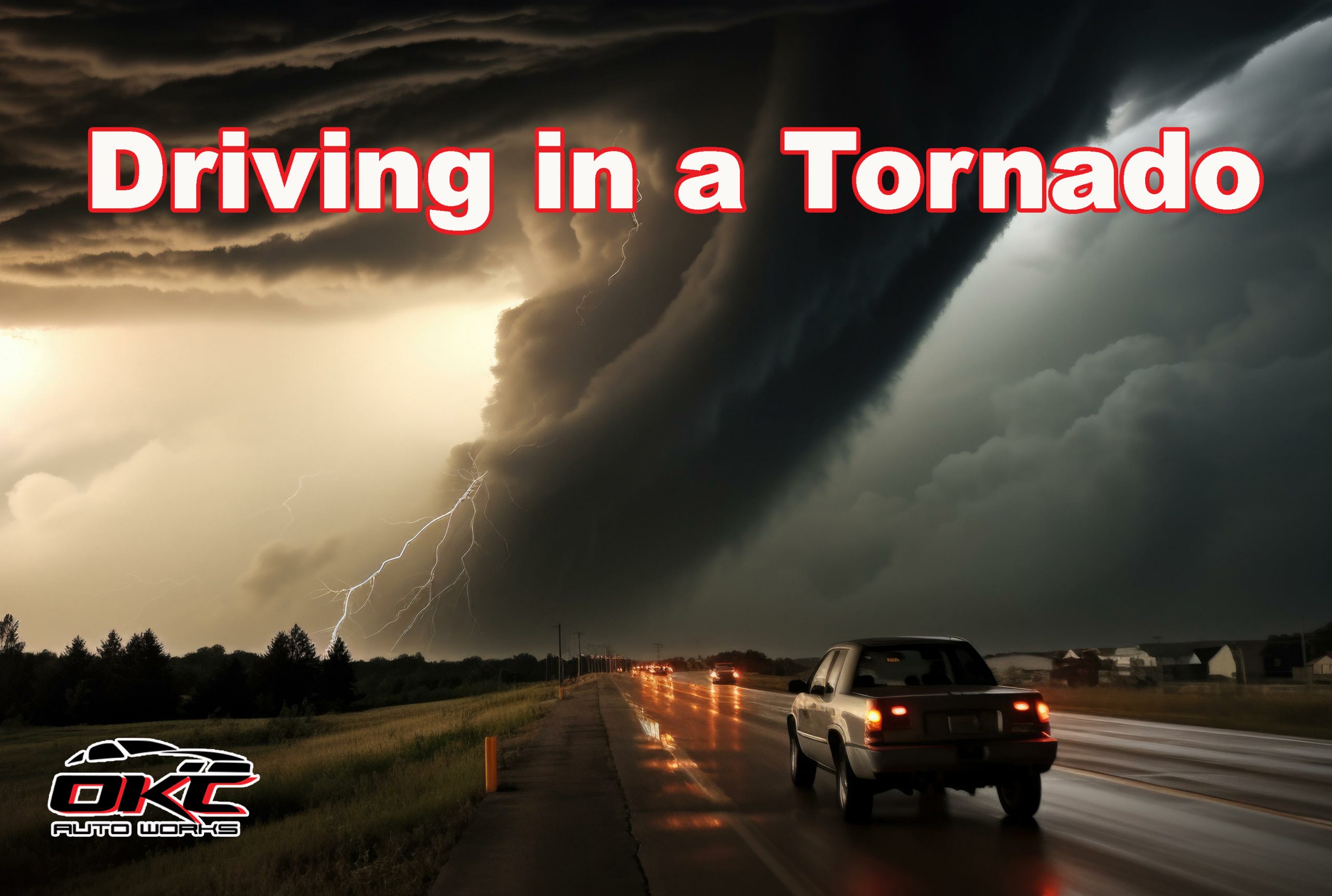 driving in severe weather, driving in a tornado, tornado driving