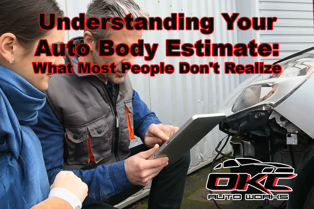 reading and auto body estimate, understanding your estimate
